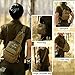 IDOGEAR Tactical Sling Bag Pack Small EDC Molle Assault Range Rucksack Military Army Shoulder Daypack Outdoor Rover Sling Backpack Chest Pack With USA Flag Patch