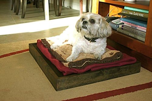 Dog Bed + Rustic wood dog bed + Pet Bed + Free Shipping