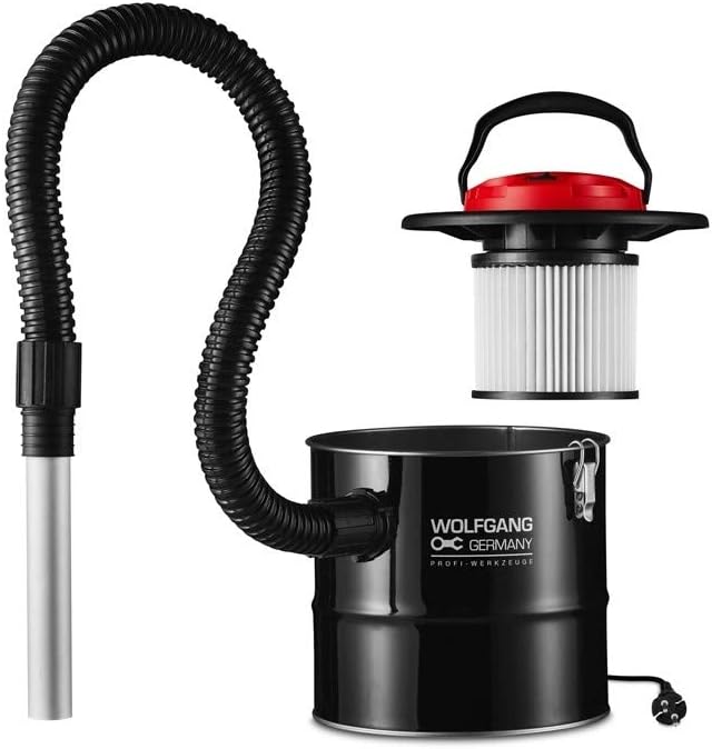 Stufa Pellet e Legna Pulizia Camino Caminetto Cenerello Capacità Serbatoio  10 Lt 800W WOLFGANG Aspiracenere Aspirapolvere con Filtro interno Tubo  Aspirante flessibile 2 m Strumenti decarburazione caminetto  urban-earth.co.uk