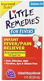 Little Remedies Infant Acetaminophen Fever and Pain Reliever, Grape, 2 Fluid Ounce
