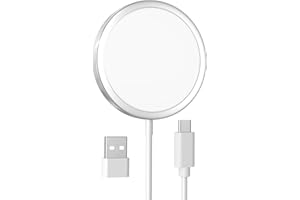 Magnetic Wireless Charger,Compatible with iPhone 17/16/15/14/13/12 Pro Max Plus Mini and AirPods 3/2/Pro, Charging Pad with U