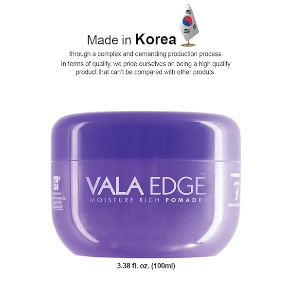 BEAUTY TOWN VALA EDGE CONTROL GEL – ULTIMATE HOLD, HIGH SHINE, BRAIDING POMADE FOR LOCS, BRAIDS, AND EDGES (LAVENDER – 3.38 FL OZ)