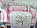 SOHO Cherry Blossom Crib Nursery Bedding Set Including Diaper Bag PLUS FREE BABY PINK CARRIER (for limited time offer only!)
