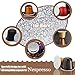 IreVoor Espresso Lids Self Adhesive Lid Nespresso Compatible Capsules Foil Seals: Fill Your Own Capsules with Our Sticker Lids 200/package