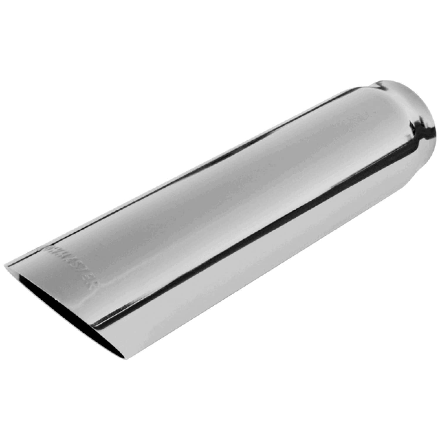 Photo 1 of Flowmaster 15362 Exhaust Tip 3 Inch Cut Angle Polished 304 Stainless Steel Fits 2.50 Inch Tubing Weld On