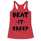 LookHUMAN Beat It Creep Heathered Red X-Small