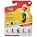 World of Nintendo Super Mario Fire Luigi 4” Articulated Figure with Fire Flower
