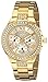 GUESS Women's U0111L2 Sparkling Hi-Energy Mid-Size Gold-Tone Watch