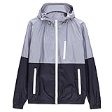 Waterproof Jackets for Men Lightweight.Mens Casual