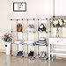 SONGMICS Storage Cube DIY Plastic Storage Cube Closet Organizer Modular Drawer Unit bookcase 9-cube White ULPC33W