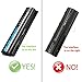 Battery for HP DV4-1000 DV4-2000 DV5-1000 DV6-1000 DV6-2000 New Replacement Fit 498482-001 484170-001 485041-001 497694-001 484170-002 ARyee
