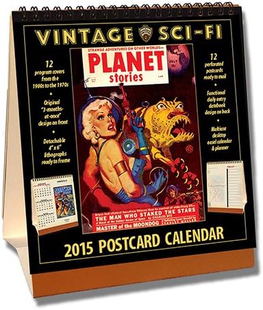 Sci-Fi 2015 Easel Desktop Vintage Calendar Calendar – September 15, 2014