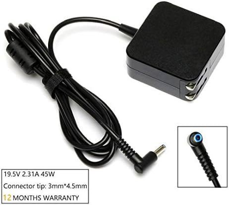 CANRY 45W Laptop Charger AC Adapter for HP Pavilion X360 X2 M3; Stream 11 13 14 X2 ;Touchsmart13 15 M6 250 255 355 455 G3 G4 G5; Split 13; Elitebook Folio 1040 820 840 850 ;ProBook 340 350 450 455 650