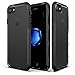Patchworks Sentinel Case Matte Black for iPhone 7 6s 6 - Military Grade Protection, Micro Texture Clear Transparent Dual Layer Cover Protective Bumper Case
