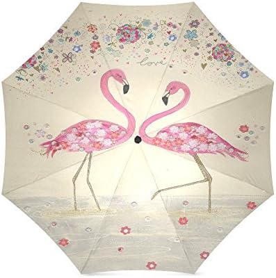Christmas/Thanksgiving Gift Beautiful Flamingo Pattern Foldable Sun/Rain Umbrella Sunshade Parasol