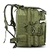 LeisonTac Military Tactical Backpack, Hydration Back Pack, 3 Day Assault Pack, Camping Rucksack with ISO Standard, 42L (O.D.Green)