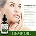 Full Spectrum Hemp Oil - 300mg 1oz - Natural Hemp Extract with 0% THC | Pure Organic | Relief for Depression, Anxiety, Stress, Sleep, Pain - Improve Mood & More! | Rich in Omega 3,6, 9 Fatty Acids