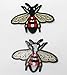 Zeng Bee Embroidered Iron-On Patch, Embroidery Applique by DIY Cloth Art Embroidery Decoration Jeans Hats Blouses Sewing sew Shirts Appliques
