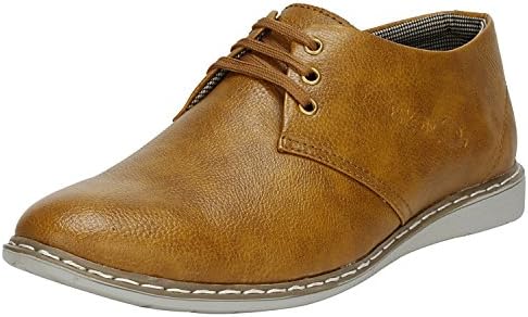 UrbanwhiZ Emosis Men Stylish Black Brown Color Formal Office Casual Lace-up Sneaker Derby Boot Shoe
