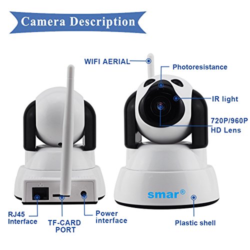 YANWIN 720P WIFI IP Camera Home Security Wireless Smart Dog Wi-Fi CCTV Surveillance Camera Mini Indoor Baby Monitor Infrared Night Vision