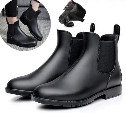 amazon women's ankle rain boots