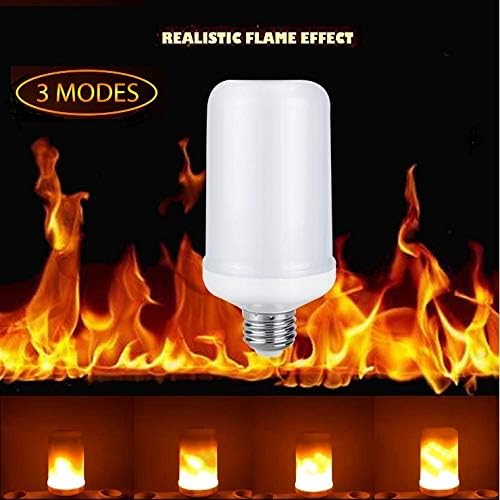 Topled Light Led Flame Bulbs- E26 Standard Base Flickering Fire Atmosphere Decorative Lamps for Hotel/ Bars/ Home Decoration/ Restaurants (Fire Up)