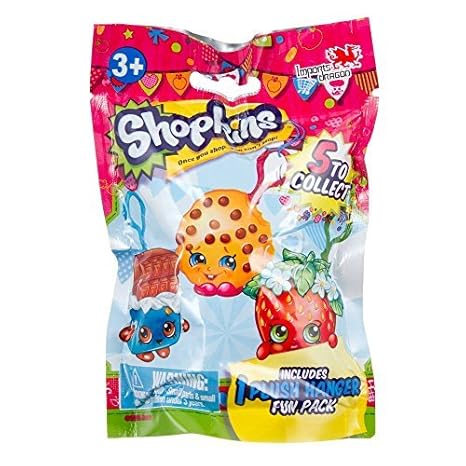 Shopkins Season 1 Plush Hanger Figures Mystery Pack