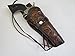 Western Gun Holster - Brown - Right Handed - Size 6