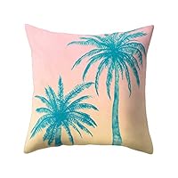 Ameesi Coconut Tree Pineapple Leaf Throw Pillow Case Sofa Bed Home Decor Cushion Cover - 3