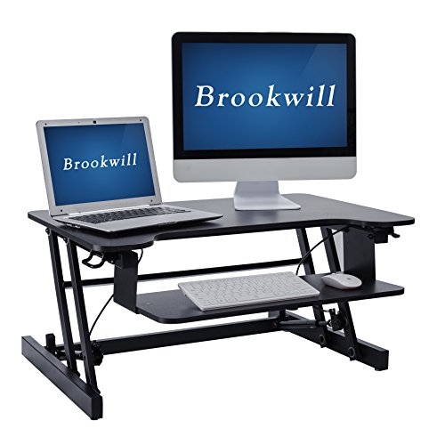 Standing Desk Adjustable Height Desk Riser Converter Stand Up Desk