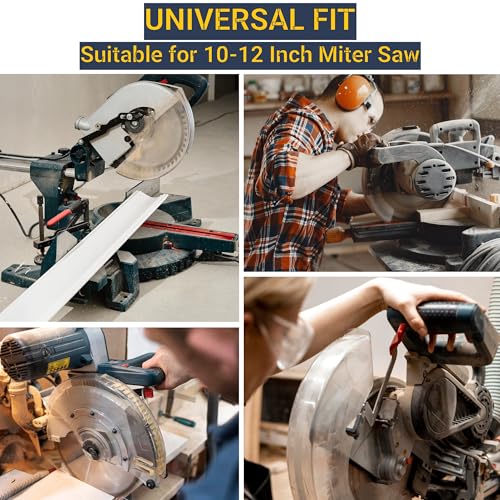 Miter Saw Dust Collector Hood with LED Light Universal Fit for 10” photo 12