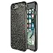 Speck Products Presidio Clear + Glitter Cell Phone Case for iPhone 7 Plus - Gold Glitter/Onyx Black Clear