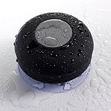 Noot SoundPod IPx4 HD Water Resistant Bluetooth Shower Speaker for Apple iPhone / iPad/ iPod, All Samsung Galaxy, Android Smartphone and MP4 / MP3, Black