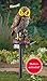 Collections Etc Solar Brown Hooting Owl Garden Decor Yard Stake, Brown