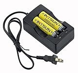 BESTSUN 18650 Protected Rechargeable Batteries, (2 Pack) 2800mAh 3.7V lithium Li-ion 18650 Battery with Charger Combo for Flashlights Torch Headlight Headlamps