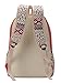 Veenajo Casual Lightweight Cute Dot Canvas Laptop Bag Shoulder Bag School Backpack (Pink)