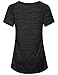 Hibelle Women's Short Sleeve Yoga Running Workout Gym T-Shirt Tops