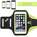 ATOLLA Sports Workout Armband for iPhone 6 /6S, Galaxy S6 /S6 Edge /S5 /S4 (Green)