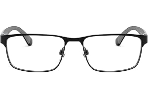 Emporio Armani Men's Ea1105 Rectangular Sunglasses