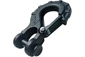 5/16 Small Forged Steel Winch Hook Outdoor Tools, 10T Off-Road Vehicle Towing Hook Autoes Trailer Hook ATV UTV for Lifting