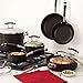 Circulon 82376 Contempo Hard Anodized Nonstick Cookware Set / Pots and Pans Set - 10 Piece, Black