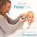 iProven Digital Thermometer for Fever - Temperature Measurements via Forehead and Ear - Pouch, Batteries, and Quick Start Guide Included - Temporal Thermometer DMT-316