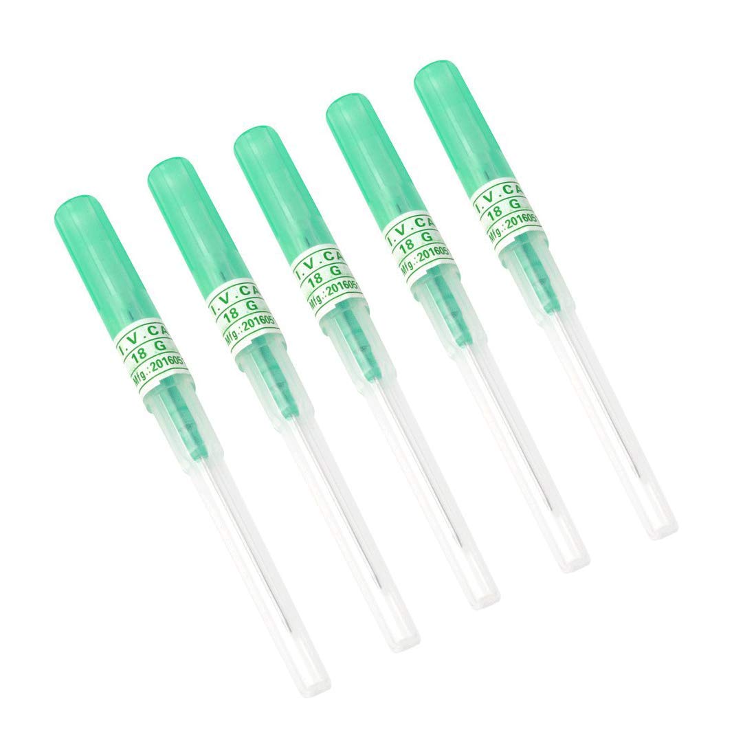 Ear Nose Piercing Needles - Huacan 5pcs 1mm Catheter Needles Kit Piercing Sterilized for IV Start Kits,Body Piercing Tools