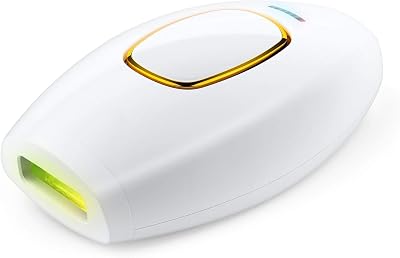 Ubcwin IPL Hair Removal Device, 500,000 Flashes, 5 Energy Levels, White