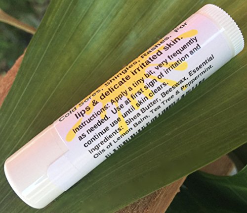 Lemon Balm Blister Soothing Care Stick! Quickly Soothe Cold Sores, Shingles, Chicken Pox, Rashes, Herpes, Molluscum, Bug Bites. Suppress Future outbreaks. 100% Natural."Goodbye, Itchy red Bumps!" (1)