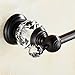 MANCEL Crystal-Series Black Brass 24-Inch Towel Bar,Oil-rubbed Bronze ...