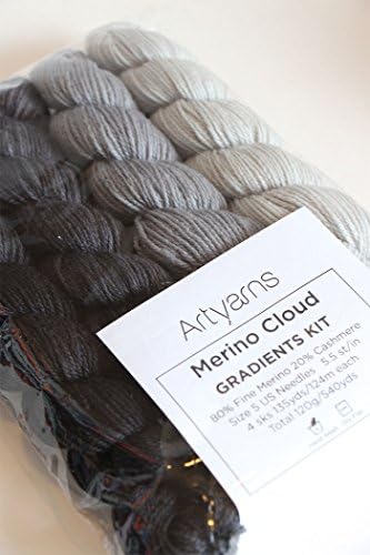 Artyarns Gradient Shawl (BLACKS)