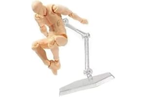 Pssopp Poseable Mannequin, Action Figure Body Customizable Poses Drawing Model for Sketching Drawing Painting (Man)