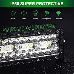 GREUNION 52 inch led Light bar, 1122W Triple Row