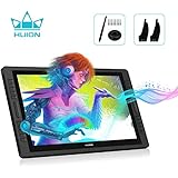 Huion KAMVAS PRO 22 Drawing Monitor Pen Display Battery-Free Stylus 8192 Pen Pressure with Two Artist Gloves and 10 Pen Nibs - 21.5 Inch